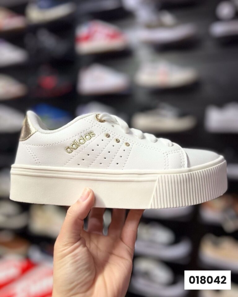 Adidas Grand Court Branco Ouro