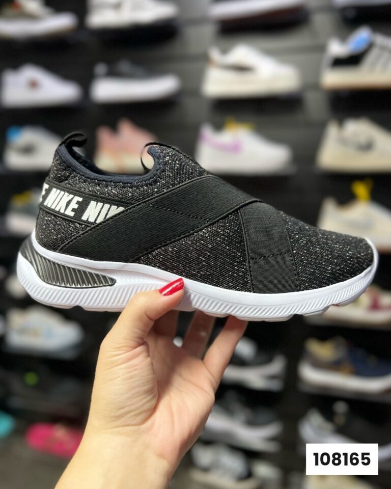 Nike Meia Sleep Preto Glitter