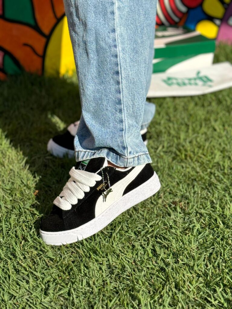 Puma Suede Preto Branco