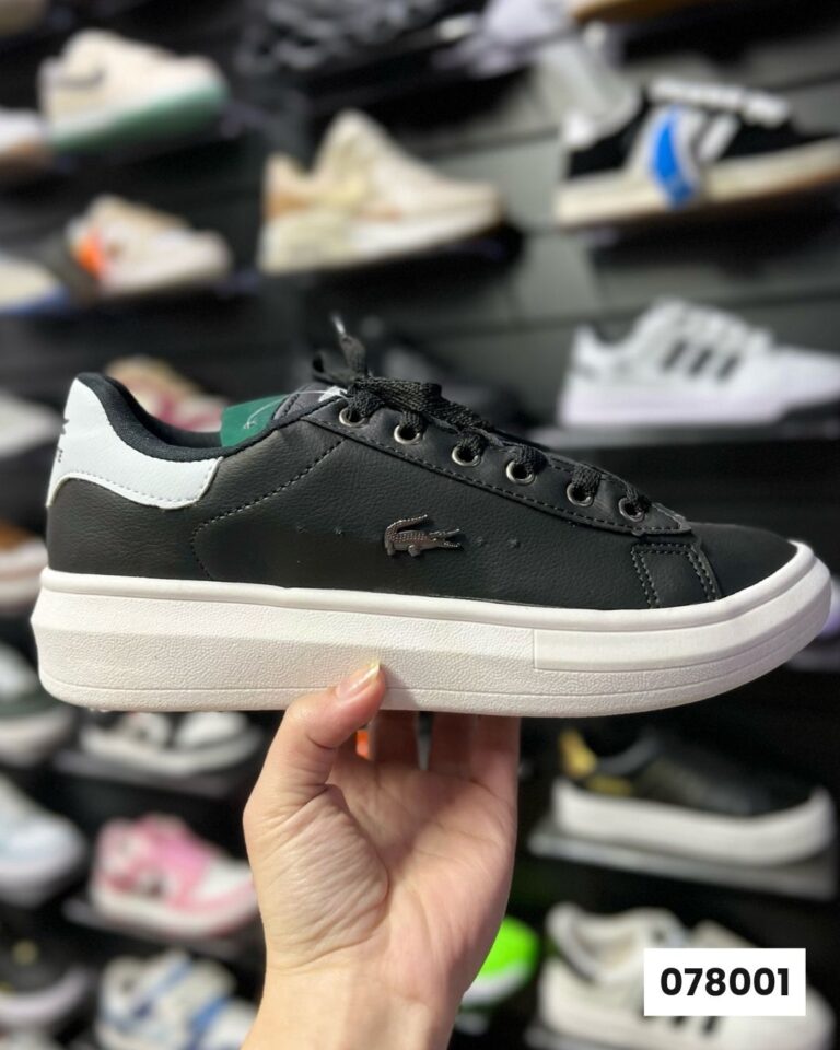 Sapatenis Lacoste Preto