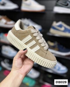 Adidas Campus Bege Plataforma