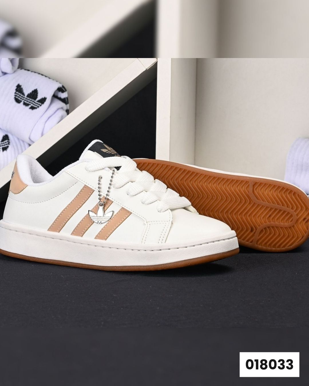 Adidas Campus Spiny Branco-Amendoa