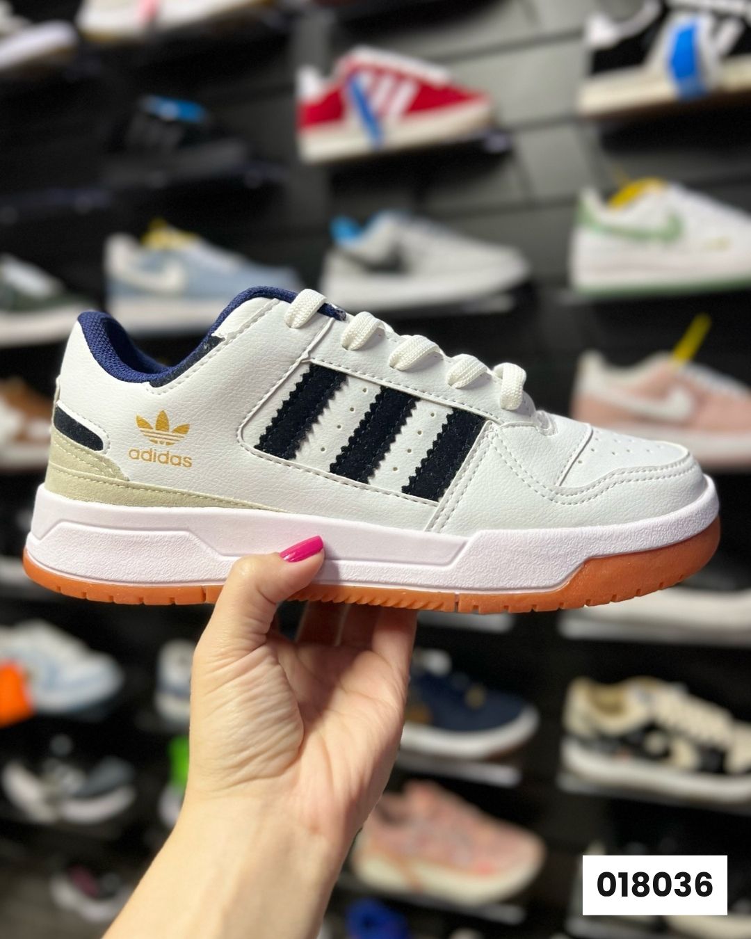 Adidas Forum Branco-Marinho