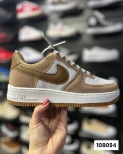 Nike Air Force Duo Caramelo Camurça