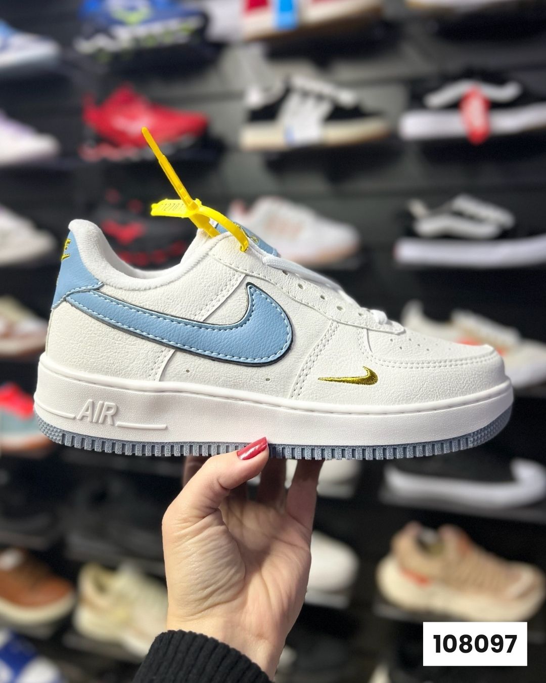 Nike Air Force Logan Branco e Azul