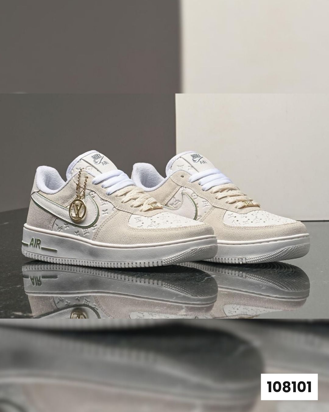 Nike Air Force Off Glitter LV