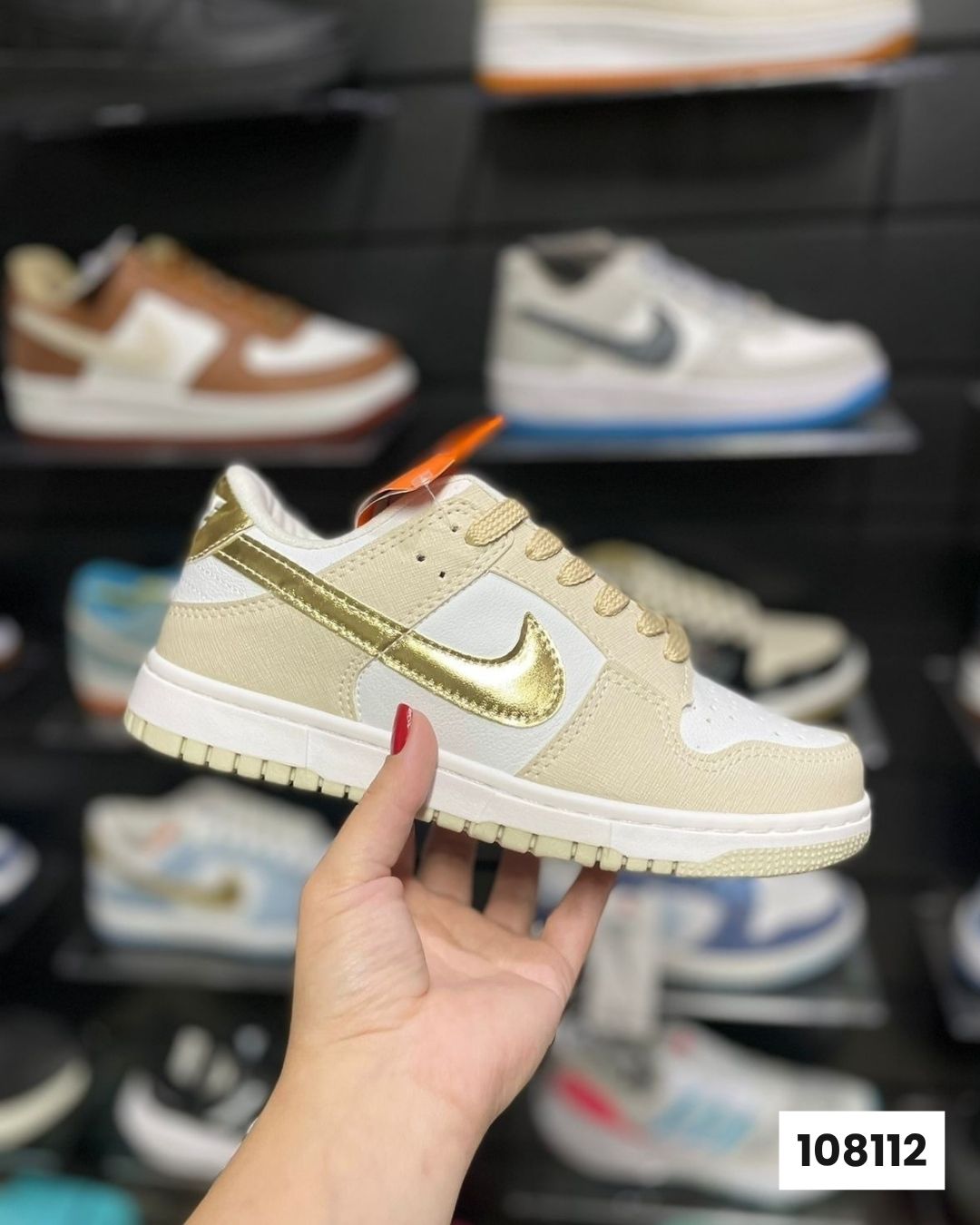 Nike Dunk LOW Jeans Escovado Bege