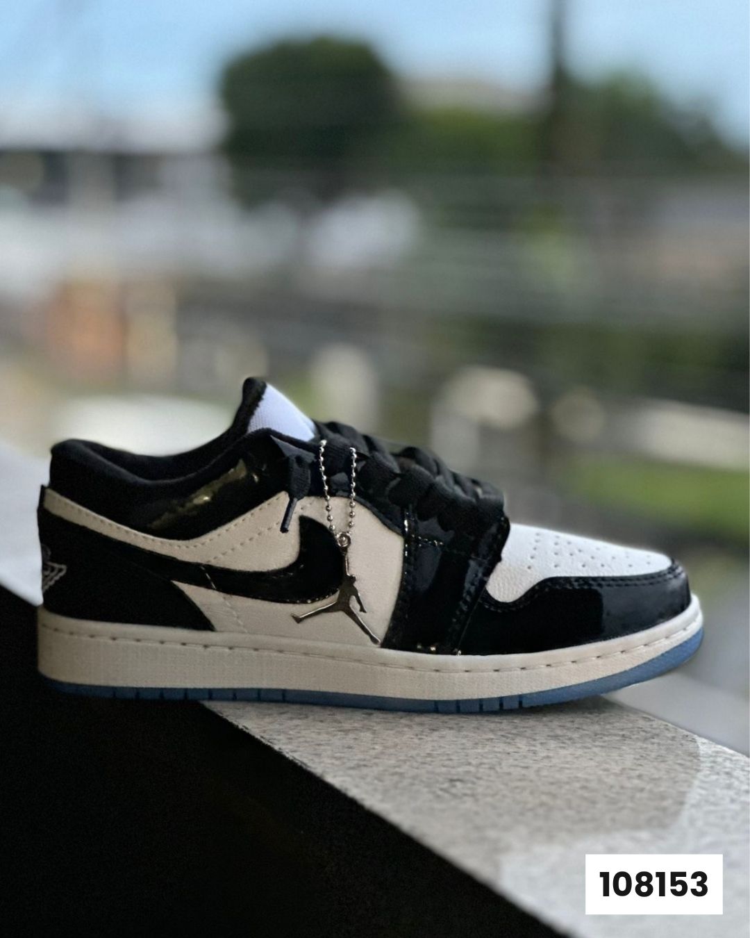 Nike Dunk Jordan Preto Branco Azul