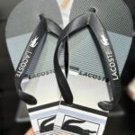 Chinelo Lacoste Preto