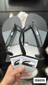 Chinelo Lacoste Preto