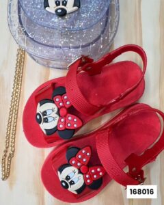 Kit Sandalia + Bolsa Minnie Vermelho